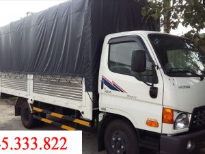 hyundai HD65 thùng mui bạt với tải trọng 2.5 tấn được ưa chuộng tại Việt Nam.