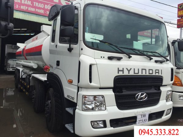 Xe tải hyundai HD310 đóng bồn chở nhiên liệu
