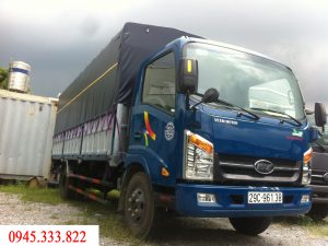 xe tải veam VT340s thùng mui bạt, thùng dài 6.2m
