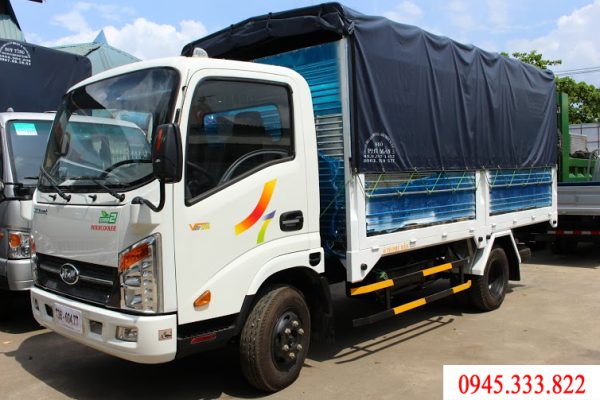 Bán xe tải Veam VT250 thùng mui bạt tải trọng 2.5 tấn